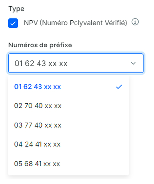 Numéro Polyvalent Vérifié